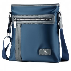 Men'S Navy Blue Crossbody Bag with Adjustable Strap - Soft, Durable Fabric, Multiple Compartments for Laptop, Tablet, and Essentials - Perfect for Travel, Sports, Camping, and Daily Commute - Ideal Gift for Halloween and Christmas, Travel Bag