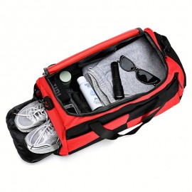 New NnBag Men's Handbag, Multi-Pocket Large Capacity Multifunctional Unisex Travel and Gym Bag - Fashionable Multi-Color, Multifunctional Storage Bag with Large Capacity, Adjustable Shoulder Strap and Separate Shoe Compartment - Durable