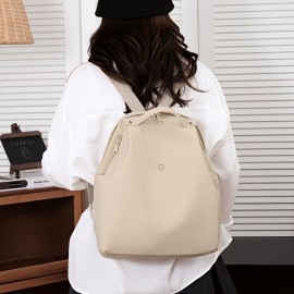 Women's Fashion Backpack Oxford Fabric Multi Pocket Stylish Casual Daypack Lightweight Travel Bag for Women