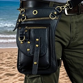 Practical Small Waist Bag Single Shoulder Men's Leg Pack by2141